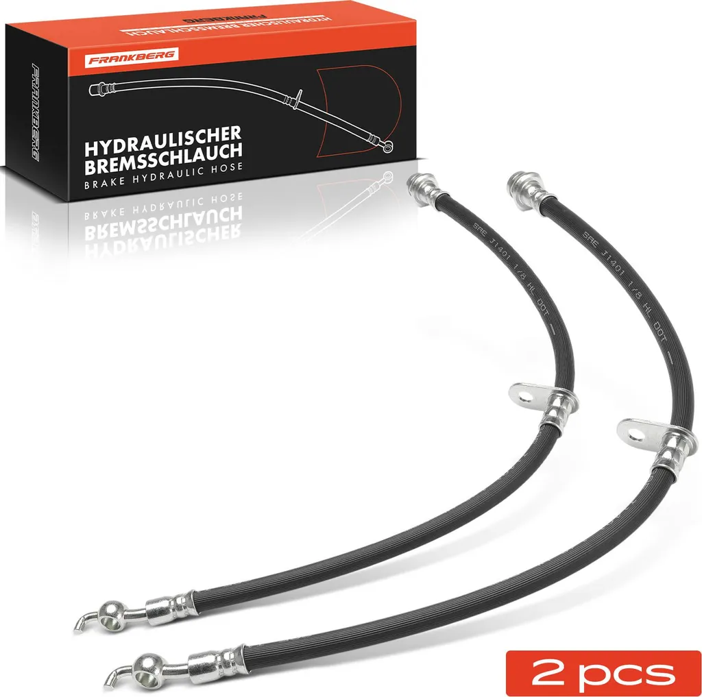 Flexibles de Frein Avant Renforcés pour Opel Agila B et Suzuki Swift 3