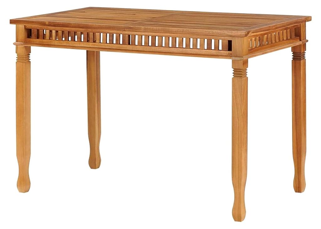 Garten-Esstisch, Couchtisch, Konsolentisch, Gartentisch, Balkontisch, Balkonmöbel Kleiner Balkon, Balkon Tisch, Beistelltisch, 120x65x80 cm Massiv...