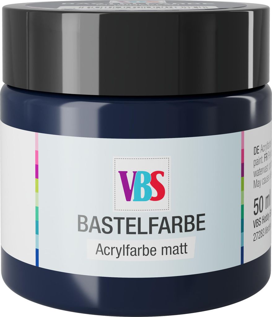 VBS Bastelfarbe, 50 ml Marineblau