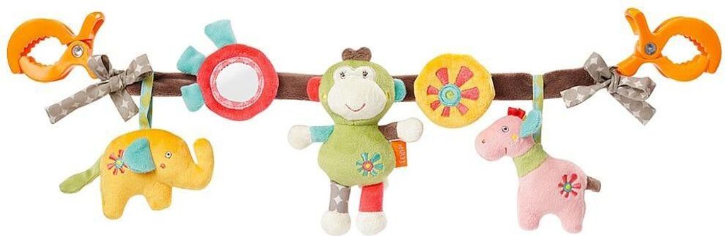 Kinderwagenkette Safari – Mobile-Kette mit Anhänger-Figuren Produktbild 