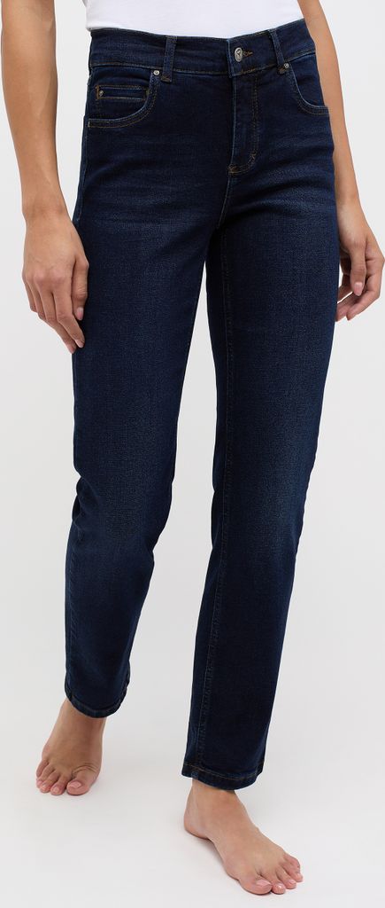 ANGELS JEANS STRETCH CICI dark indigo used buffi crinkle 325 34.3158 46 L28