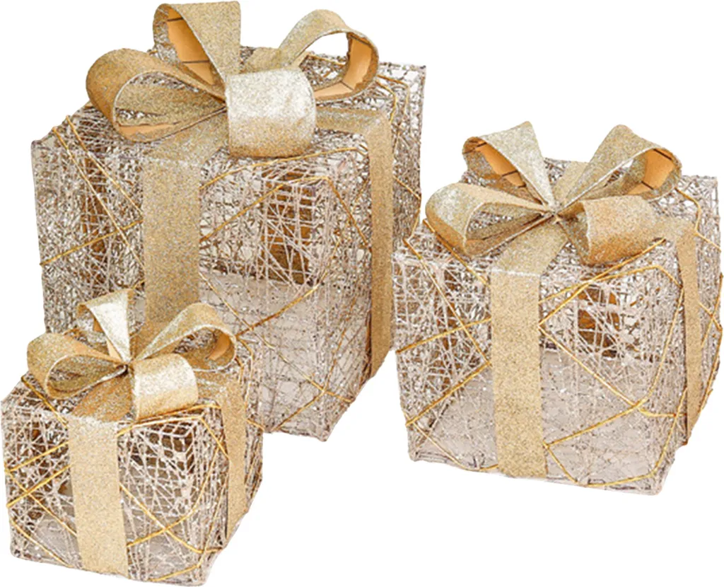 Boîtes cadeaux de Noël pour sublimer votre sapin et illuminer l'entrée