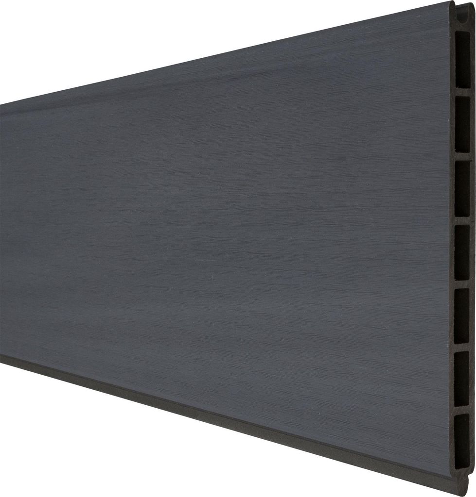 GroJa Solid Grande BPC Stecksystem Einzelfüllung Steingrau co-extrudiert