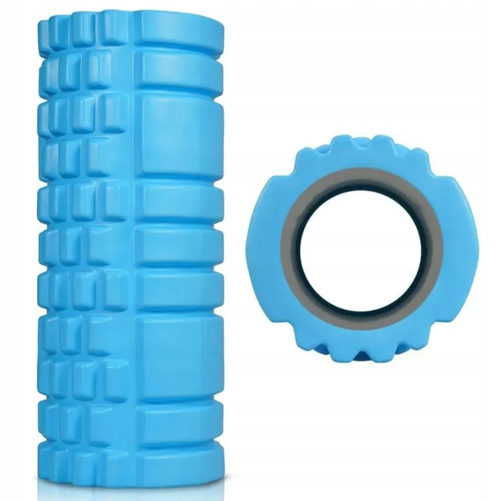 Rouleau de fascia Vitolog avec picots pour massage du dos et des jambes