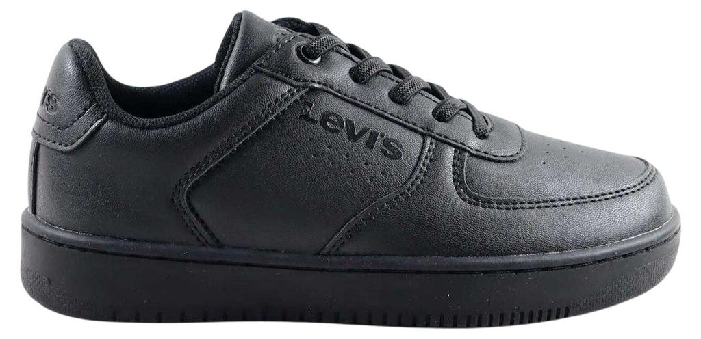 Levis - "Union" Sneaker für Kinder, Leder GT21323 (32,5 EU) (Schwarz)