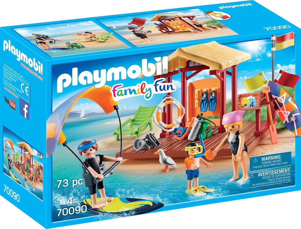 Playmobil 70090 Wassersport Schule Family Fun Sport Kite Surfer Neu OVP 