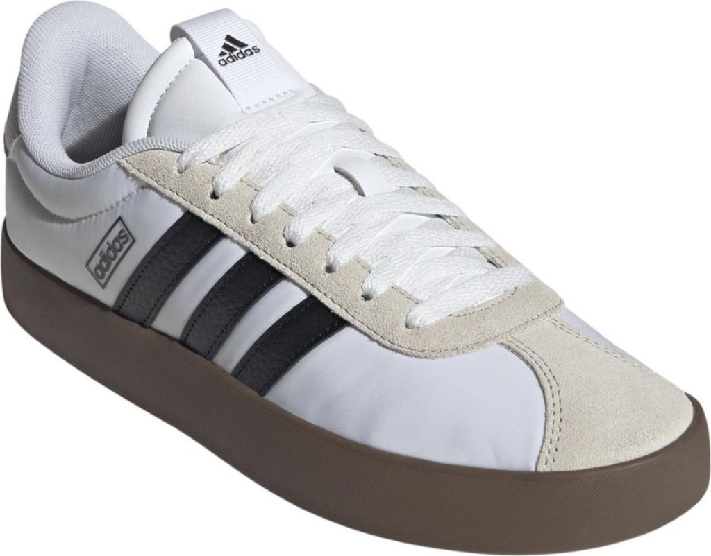 Adidas Herren Sneaker weiß Größe 43 mit klassischer Schnürung und leichter Dämpfung