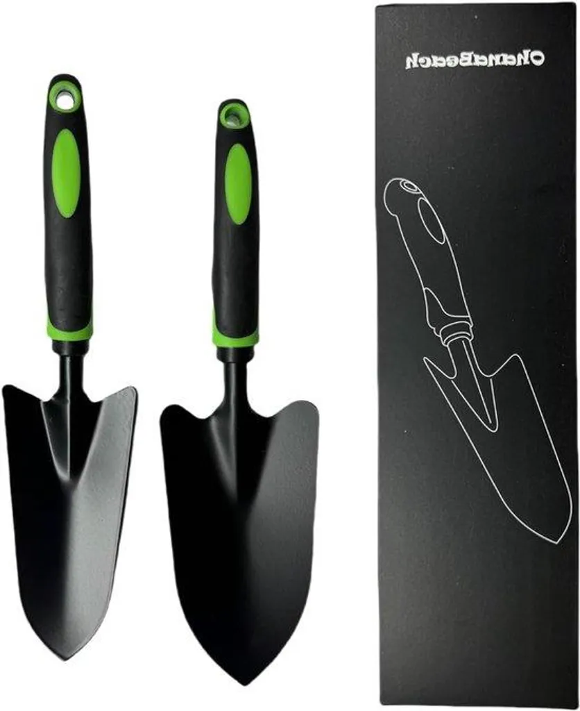 Pelle à plantes en acier 32,5 cm, ensemble de 2 tailles pour fleurs et pots