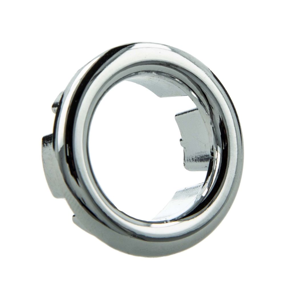 tecuro Überlaufblende Ø 28 mm Abdeckung Ring für Überlaufloch Waschbecken