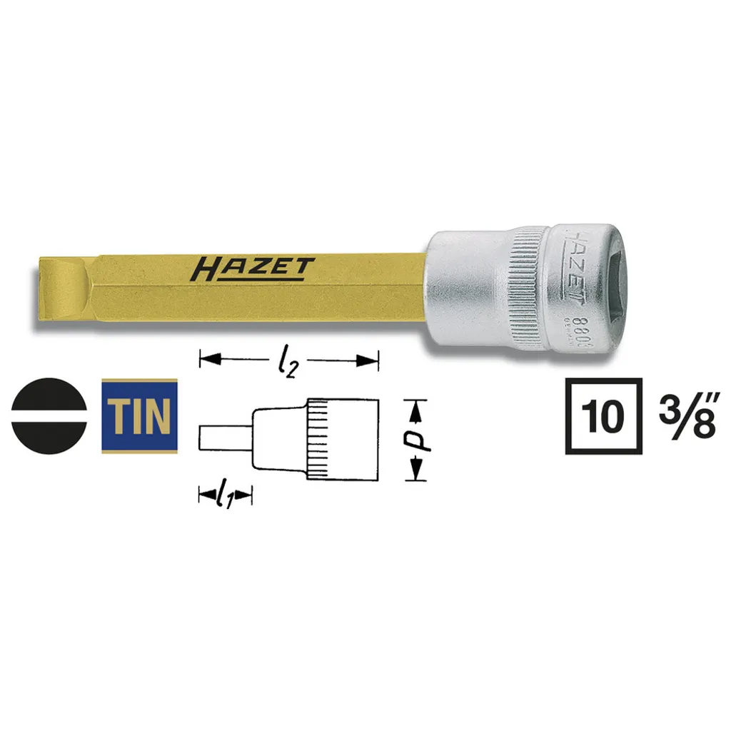 Bit di cacciavite Hazet, 8803-1.6X10
