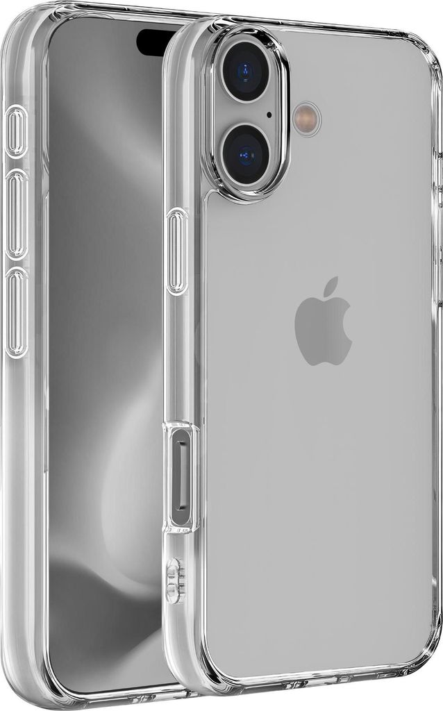 Hülle für iPhone 16 PLUS - Transparent Handyhülle Kratzfest Schutzhülle Ultra Dünn Phonillico