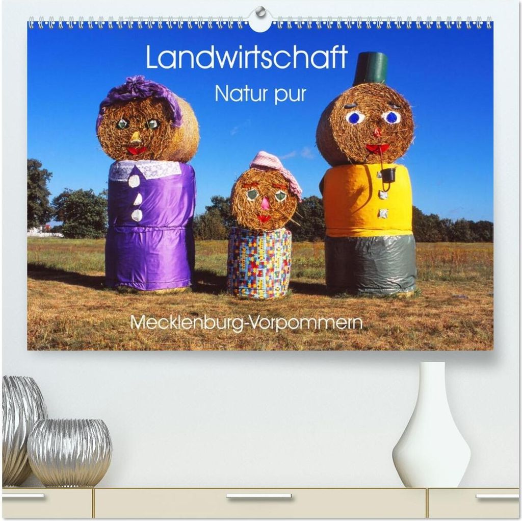 Landwirtschaft Natur pur Mecklenburg-Vorpommern (hochwertiger Premium Wandkalender 2026 DIN A2 quer), Kunstdruck in Hochglanz