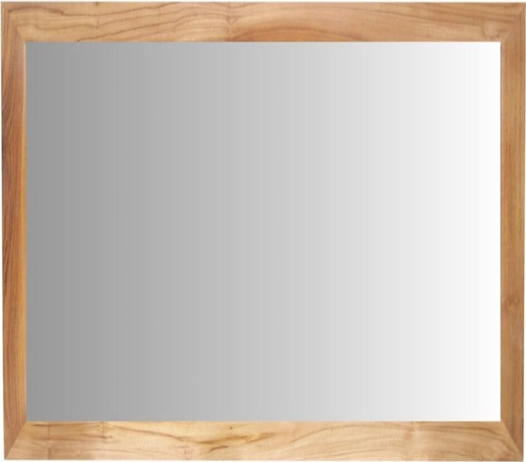 Teako Design Wandspiegel Constantina Teakholz massiv 70x70 cm