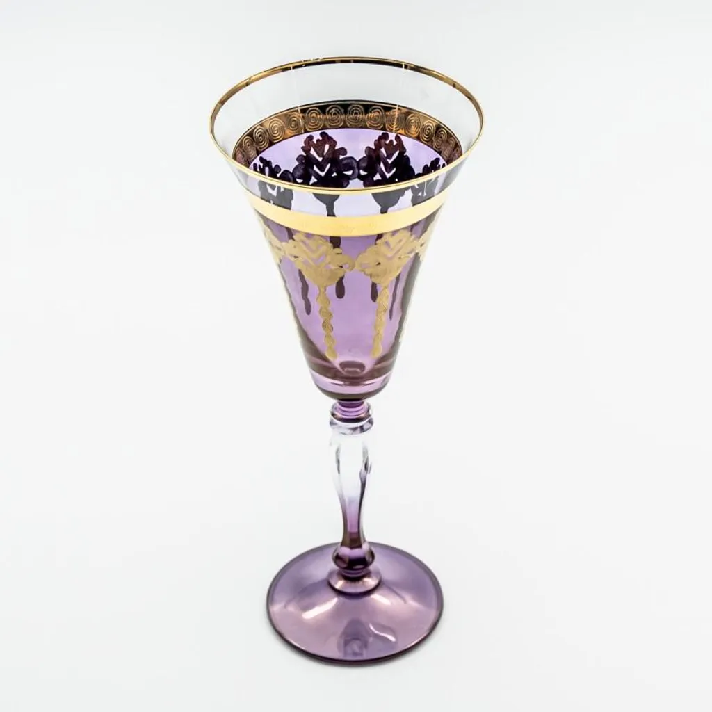 Manel Set 2 Calici 19cl - Bicchieri Design con Stelo per Aperitivi