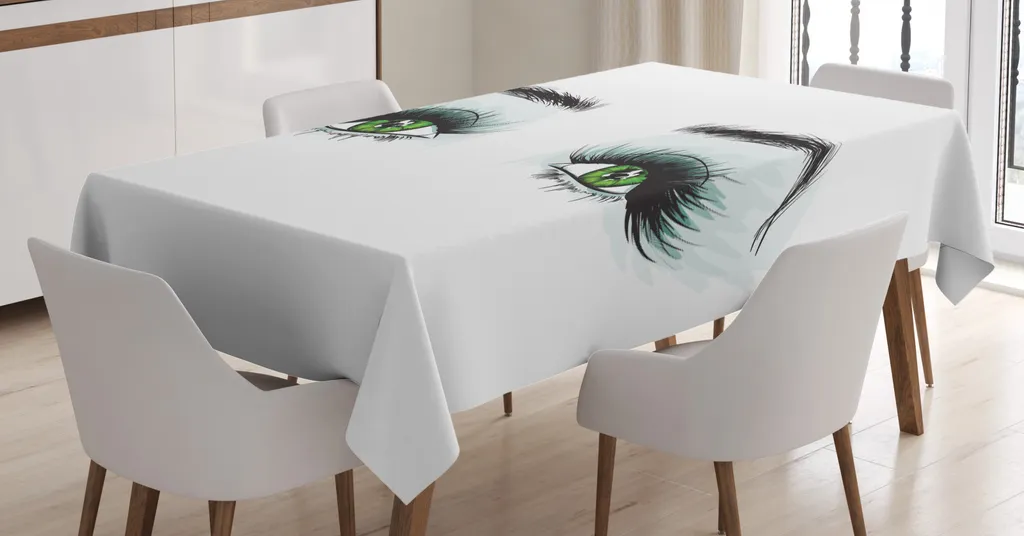 Idee Regalo: Tovaglia Pop Ciglia Occhi 140x170cm ABAKUHAUS Lavabile
