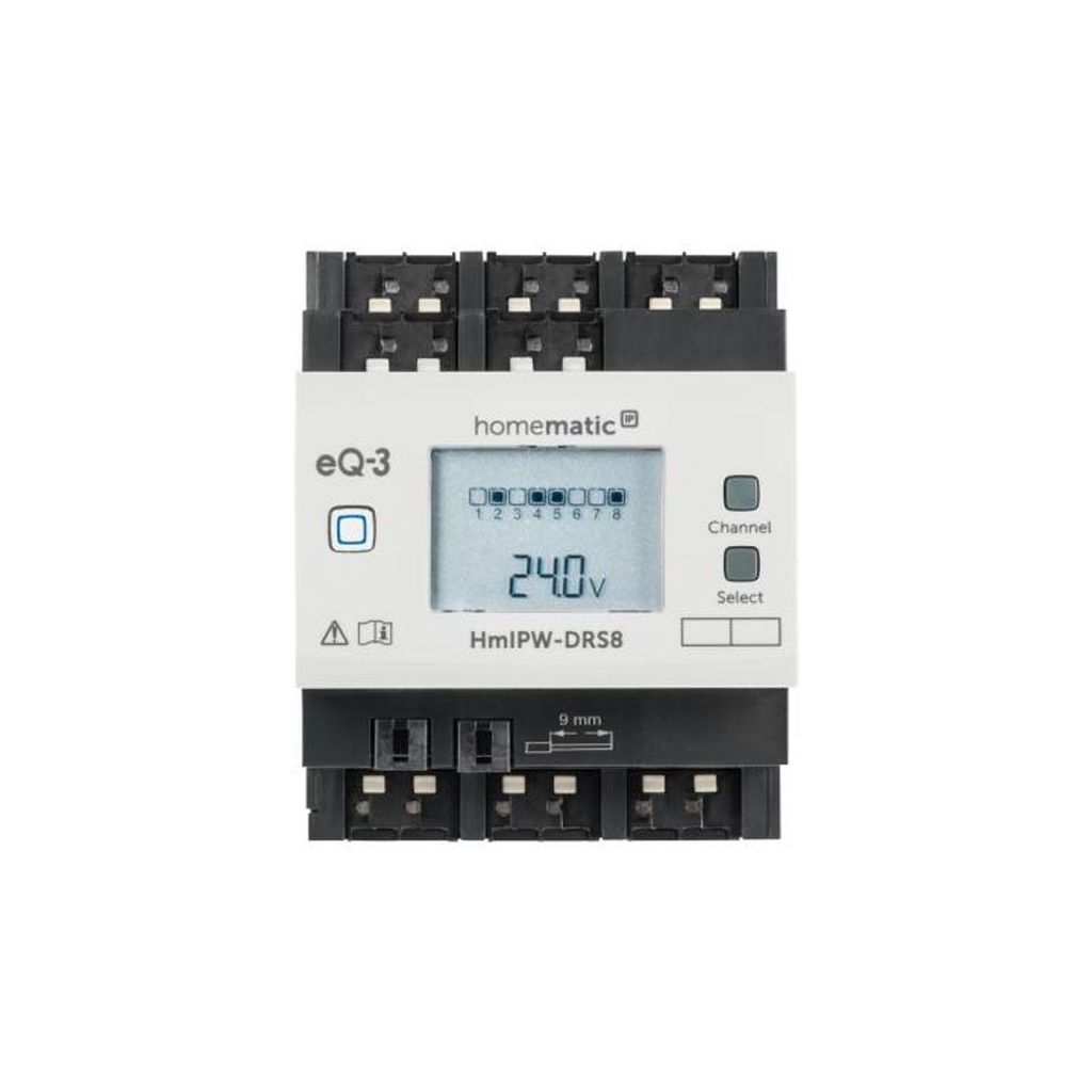 Homematic IP Wired Smart Home 8-fach-Schaltaktor HmIPW-DRS8, VDE