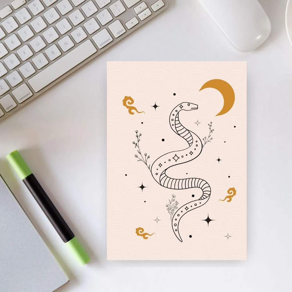 Manuale Cinese 2025: L'Anno del Serpente - Nuovo Design Minimalista