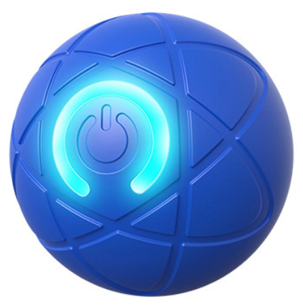 Hüpfball mit LED-Licht für Haustiere – gegen Langeweile und Stress – Intelligenter, interaktiver Spielzeugball für Katzen und Hunde – USB-...