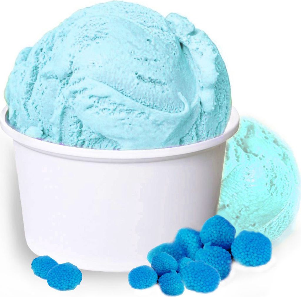 Vanille Schlumpfeis Tutti Frutti Blaues Low Carb Eis Pulver Vegan Zucker-, laktosefrei 1 kg