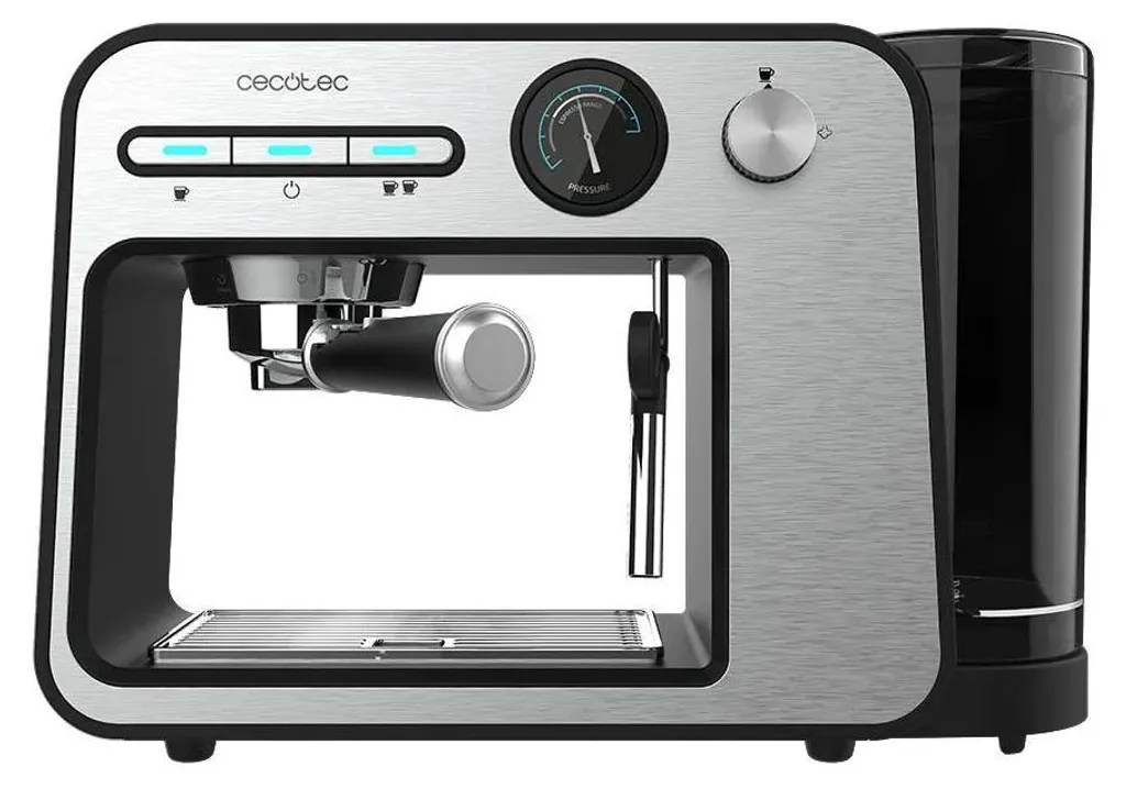 Machine à café expresso manuelle Cecotec - Cafetière 20 bars et vapeur