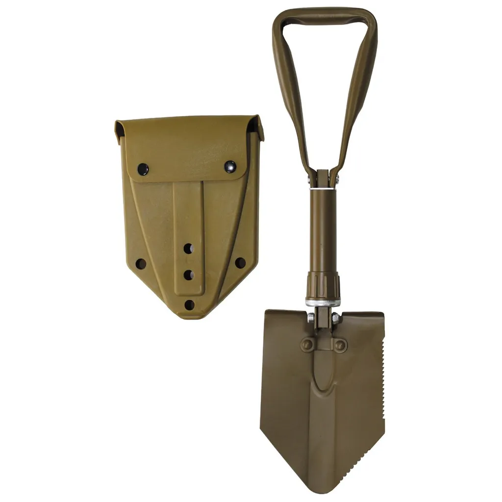 Pala Pieghevole Bundeswehr MFH 3 Parti - Original Design Coyote Tan