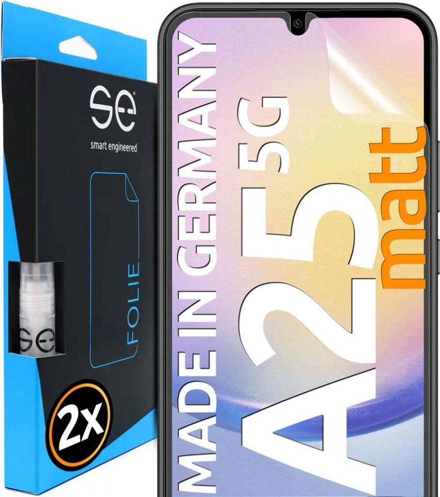 smart engineered SE0-F0102-0487-23-M 3D Schutzfolie Samsung Galaxy A25 5G entspiegelt