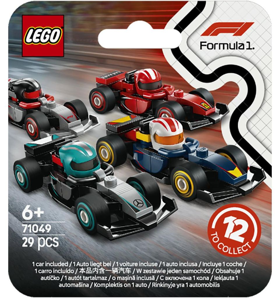 Lego Minifigures 71049 Monoposto Di F1 Da Collezione Immagine del prodotto 