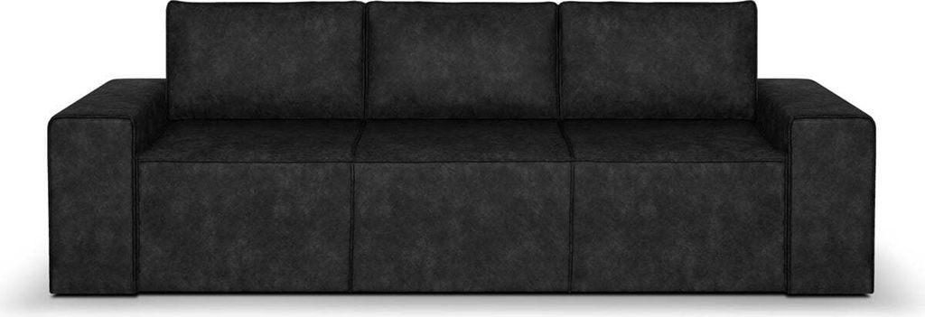 3-Sitzer-Sofa mit Schlaffunktion TOWN - Schwarz