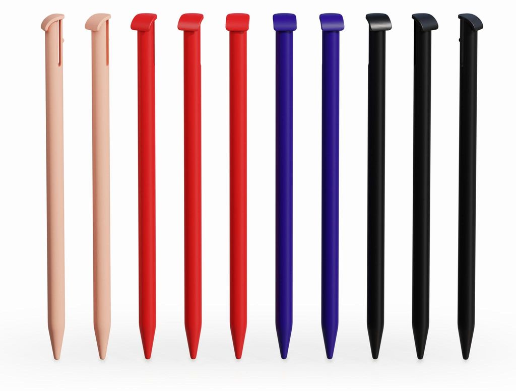 subtel - Pack de 10x stylets pour Nintendo New 3DS - stylet Image du produit 
