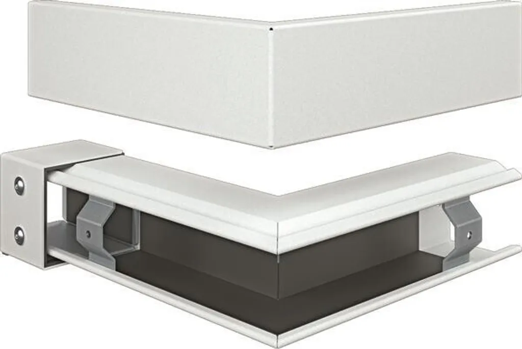 Angle extérieur pour goulotte Tehalit FWK solution tertiaire et bureau