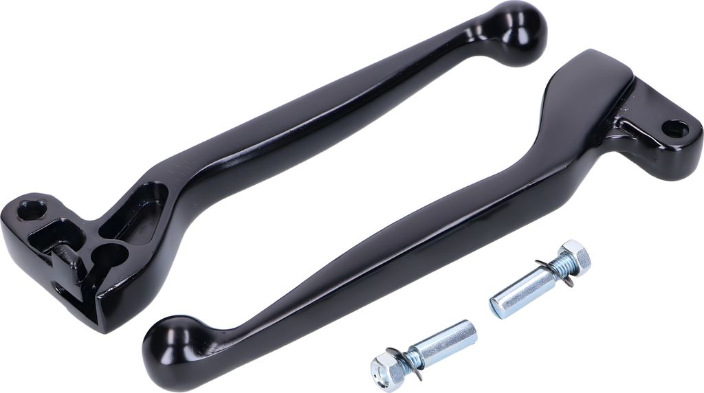 Kupplungs- und Bremshebel Set 101_Octane Aluminium eloxiert, Silber für Simson S50, S51, S53, S70, S83, SR50, SR80