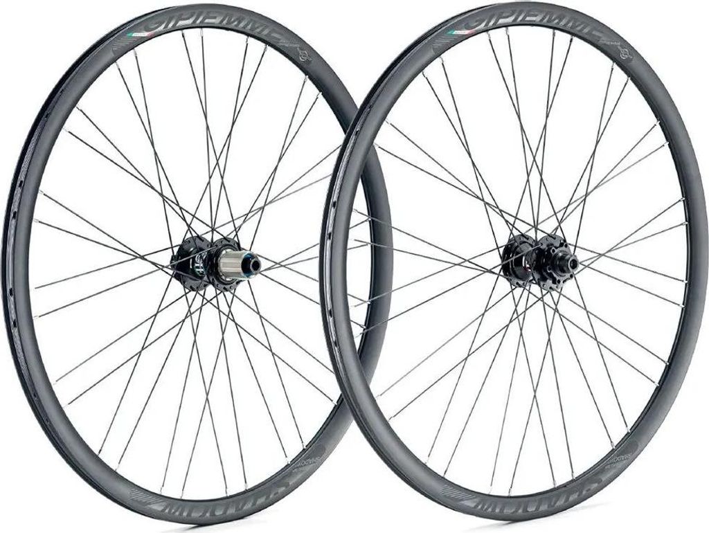 Gipiemme Shadow 6b Disc Tubeless Rennrad Laufradsatz Schwarz 12 x 100 / 12 x 142 mm / Shimano/Sram HG Schwarz 12 x 100 / 12 x 142 mm