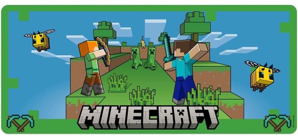 Podkładka pod mysz KIDS LICENSING Minecraft - gaming desk Immagine del prodotto 