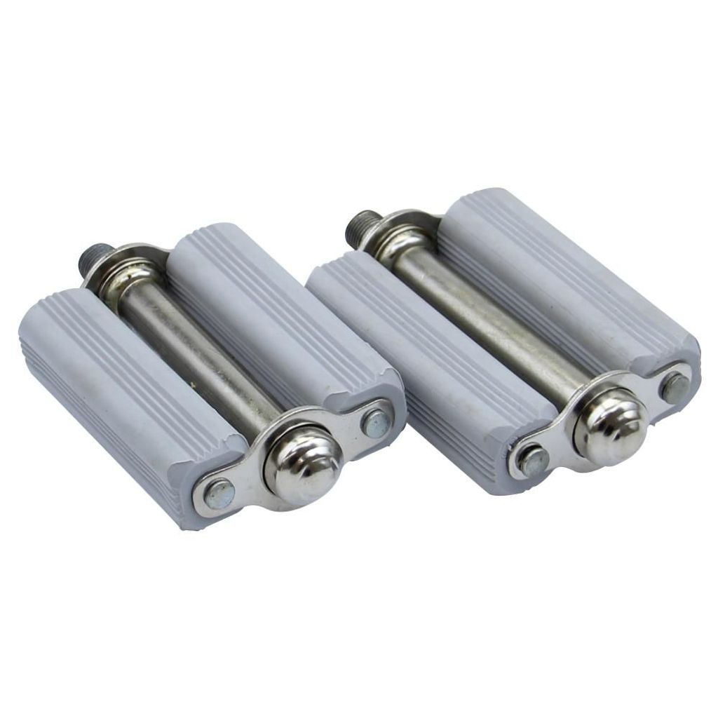Pedal Set grau Pedale universal 9/16" für Puch Hercules Zündapp Kreidler Mofa Moped