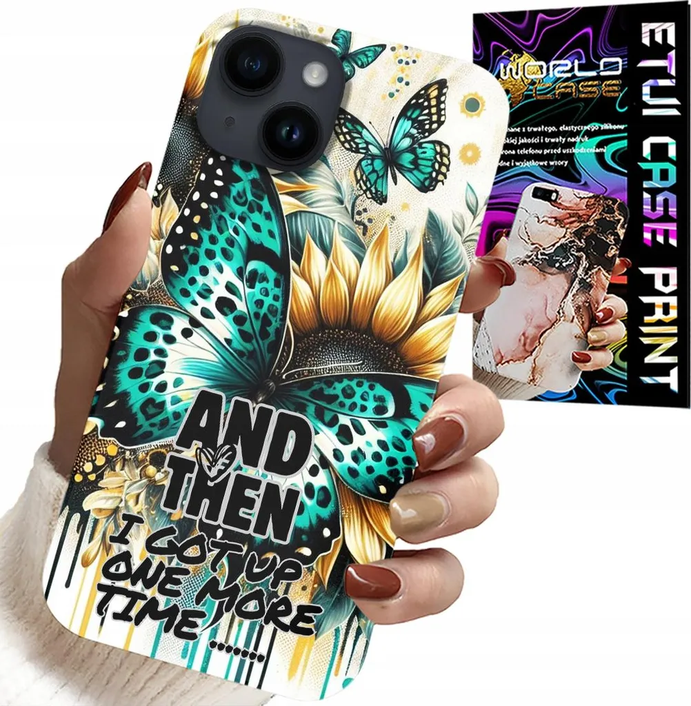Cover iPhone 13 Design E Poi Mi Alzai - Lamina Oro e Stile Femminile