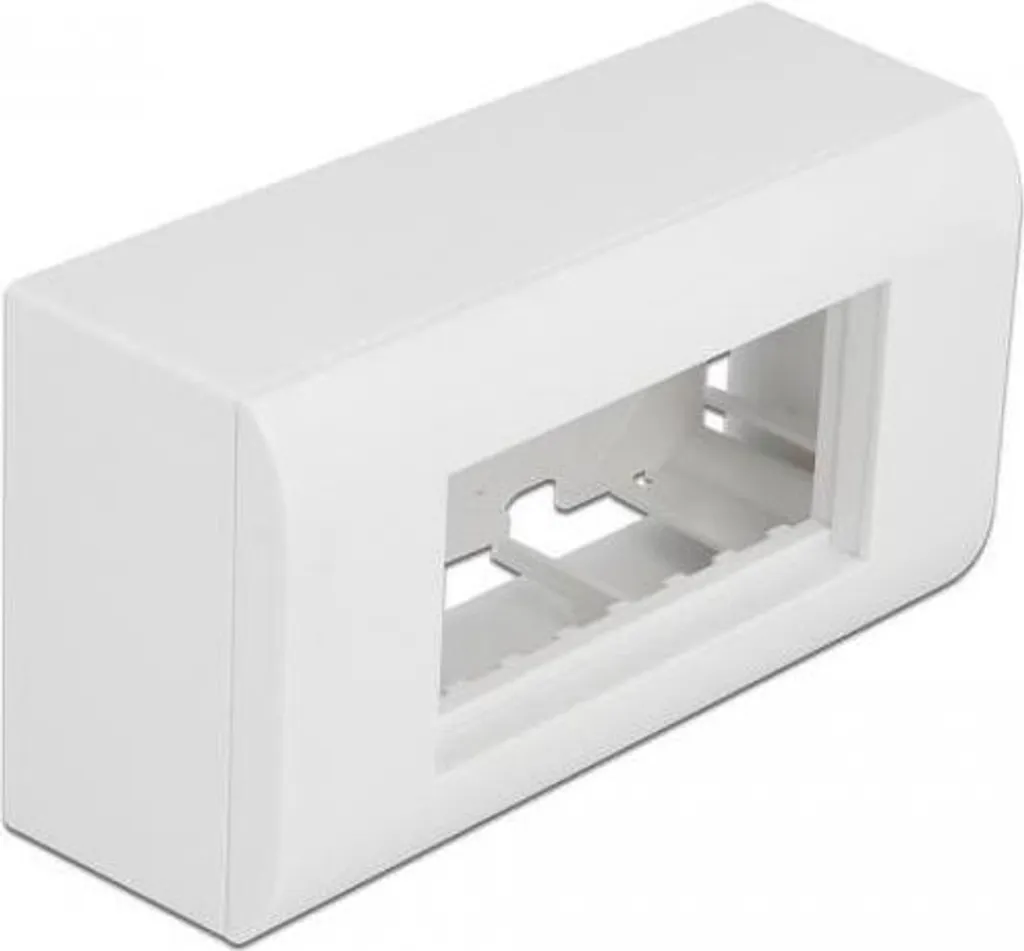 Boîtier Triple Easy 45 Delock pour Installation Réseau en Saillie