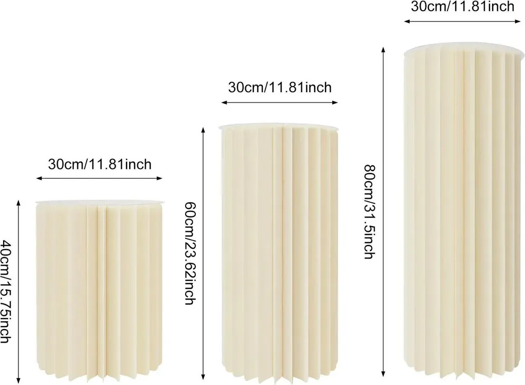 Support de présentation robuste pliable blanc en carton gain de place L