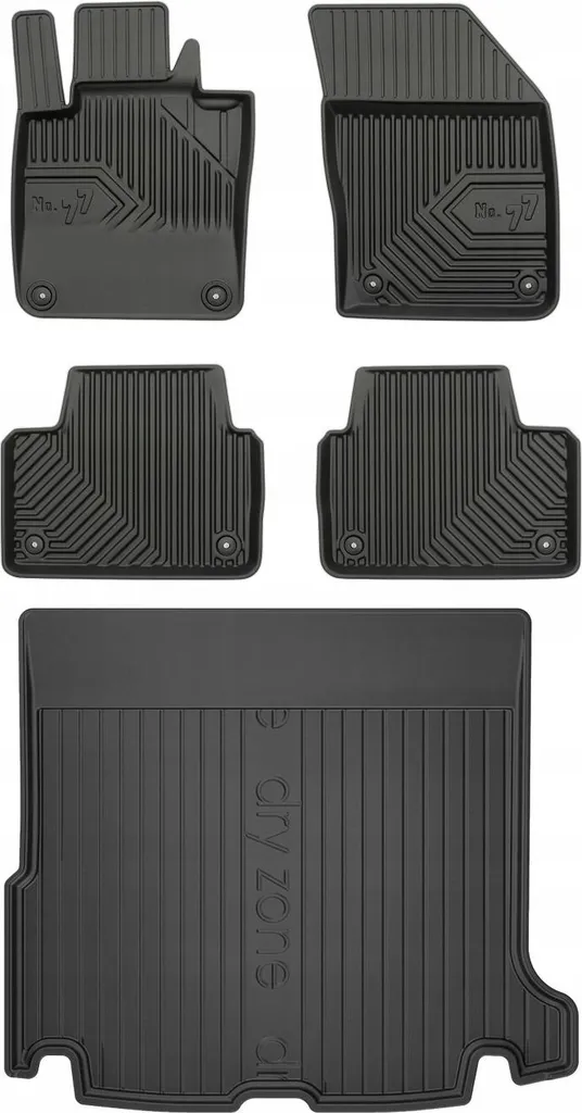 Tappetino Tappetini Per Auto Per Volvo V60 2011-2018 2020-2024 Copertura Completa, In Moquette Per Tutte Le Stagioni, Impermeabili Tappetini Auto In Moquette(Colore 1,2011-2018