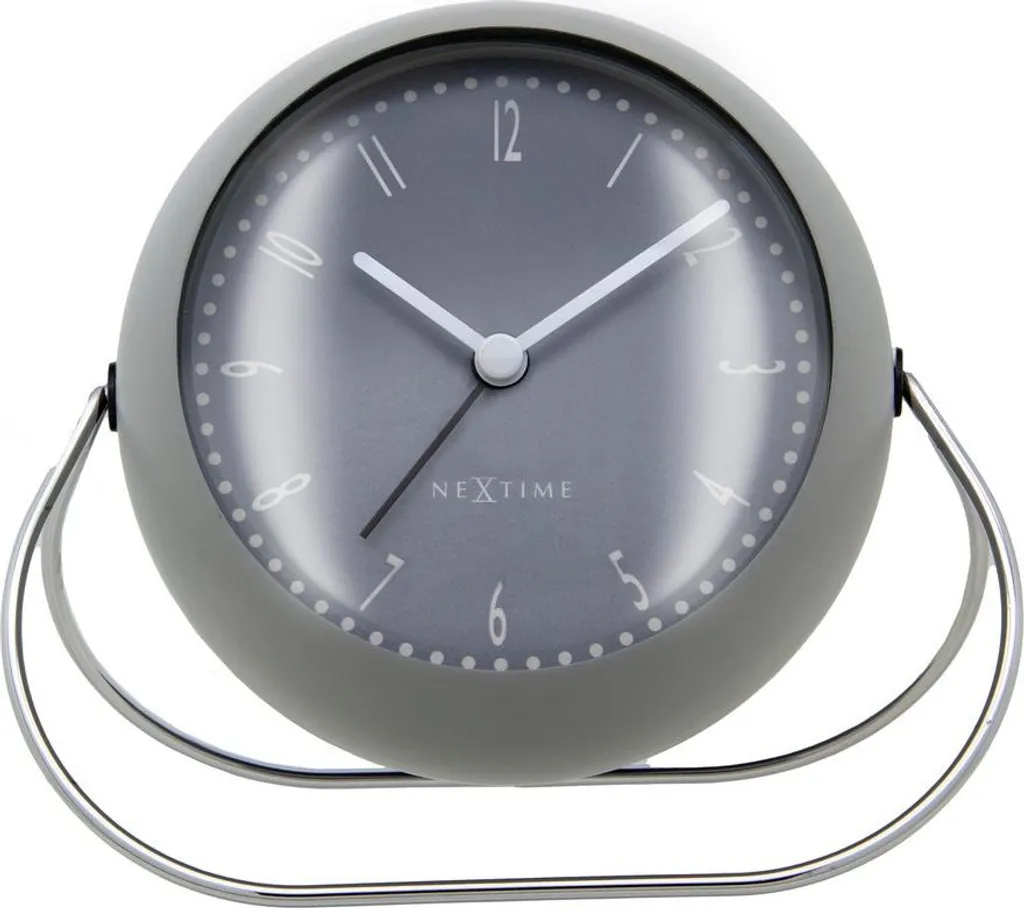 Réveil Gris NeXtime Bubble 5245GS - Ne Manquez Plus Jamais votre Réveil