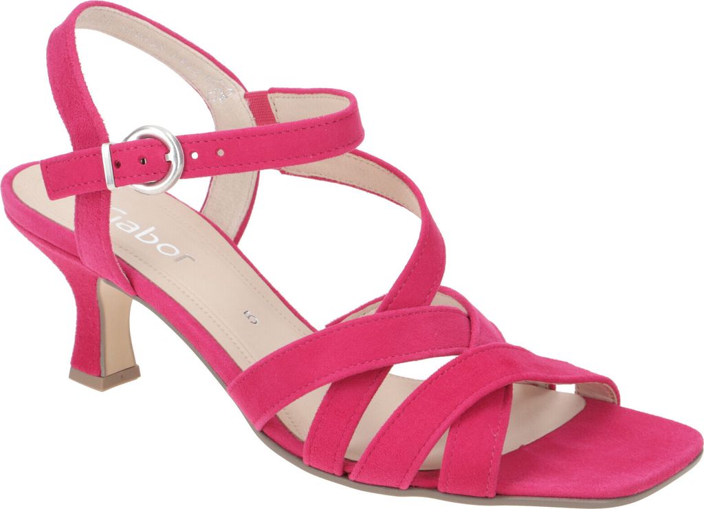 Gabor Riemchensandaletten - 21.781.13 Damen 31353539303631 Pink 37 1/2 EU