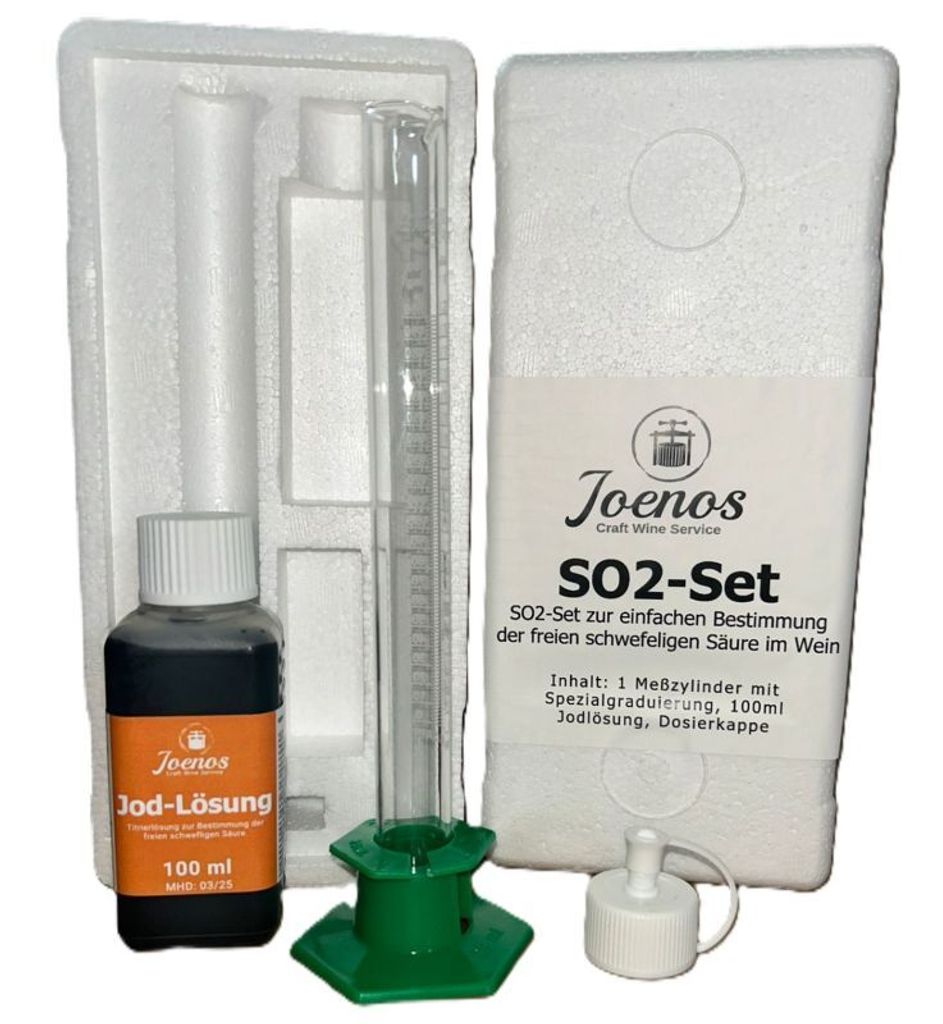 SO2-Set zur Bestimmung des freien Schwefeldioxids (SO₂) in Produktbild