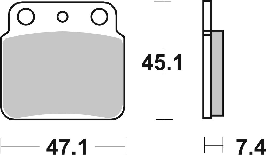 Bremsbeläge SBS 649LF Street Ceramic
