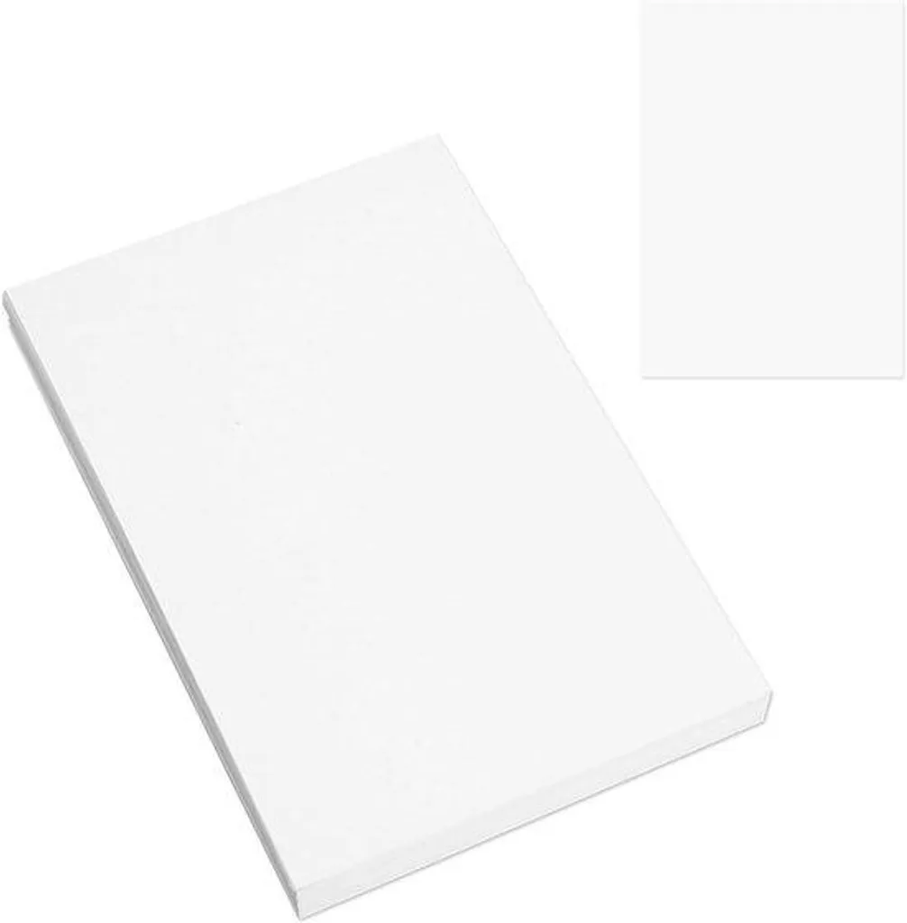 Papier aquarelle grain fin 300g - 50 cartes postales vierges 95x145mm