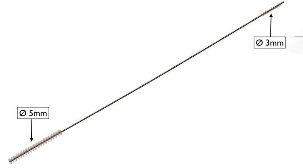 Doppelreinigungsbürste 3/5mm für Philips Senseo Milchschlauch (Extra Lang)