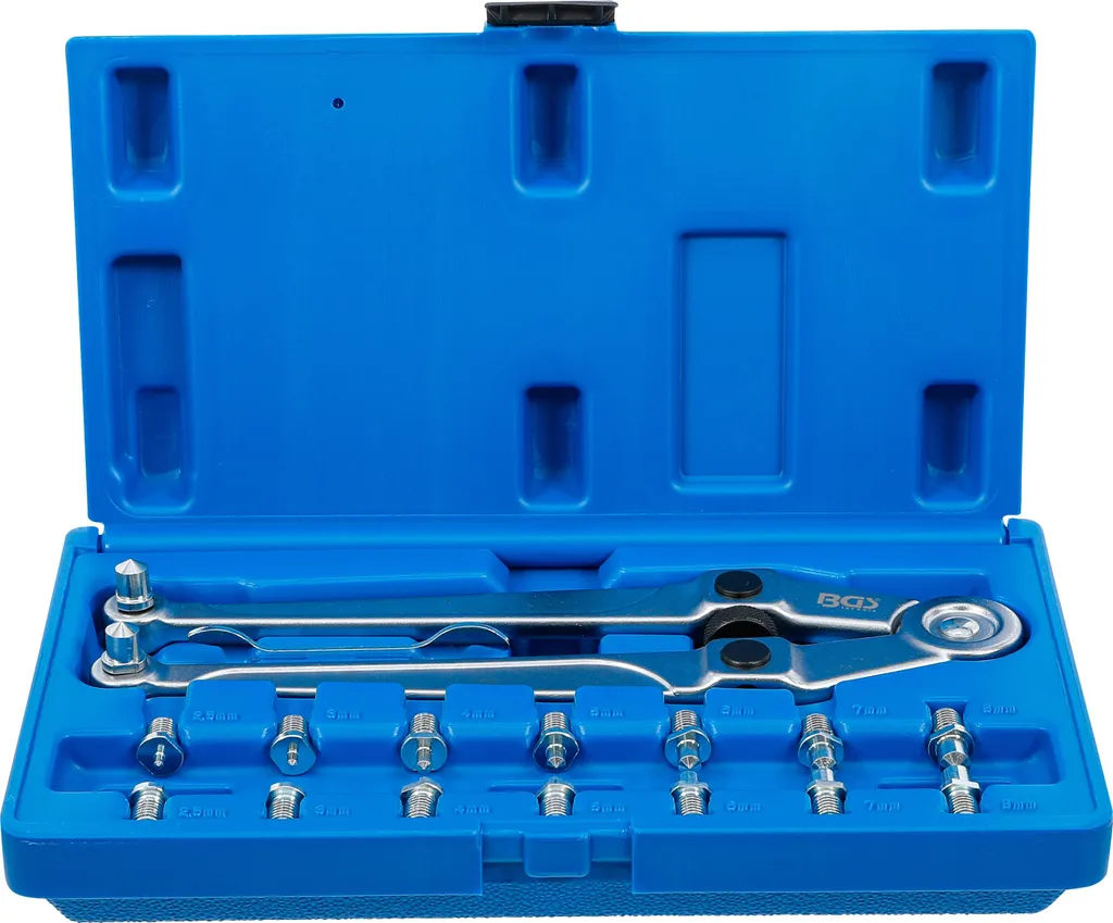 Jeu de clés à ergots réglables BGS 1464 en acier robuste Chrome Vanadium