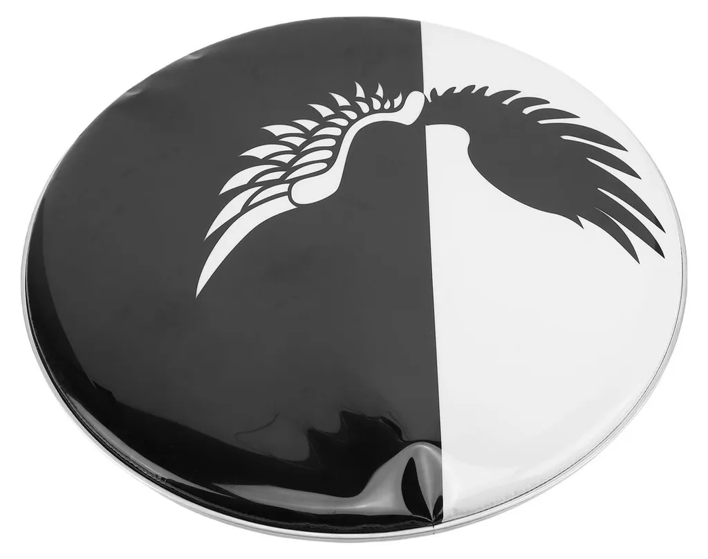 Peau de batterie 22 pouces en polyester pour grosse caisse de jazz - 4
