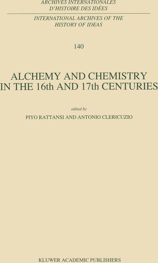 Alchemy and Chemistry in the 16th and 17th Centuries
