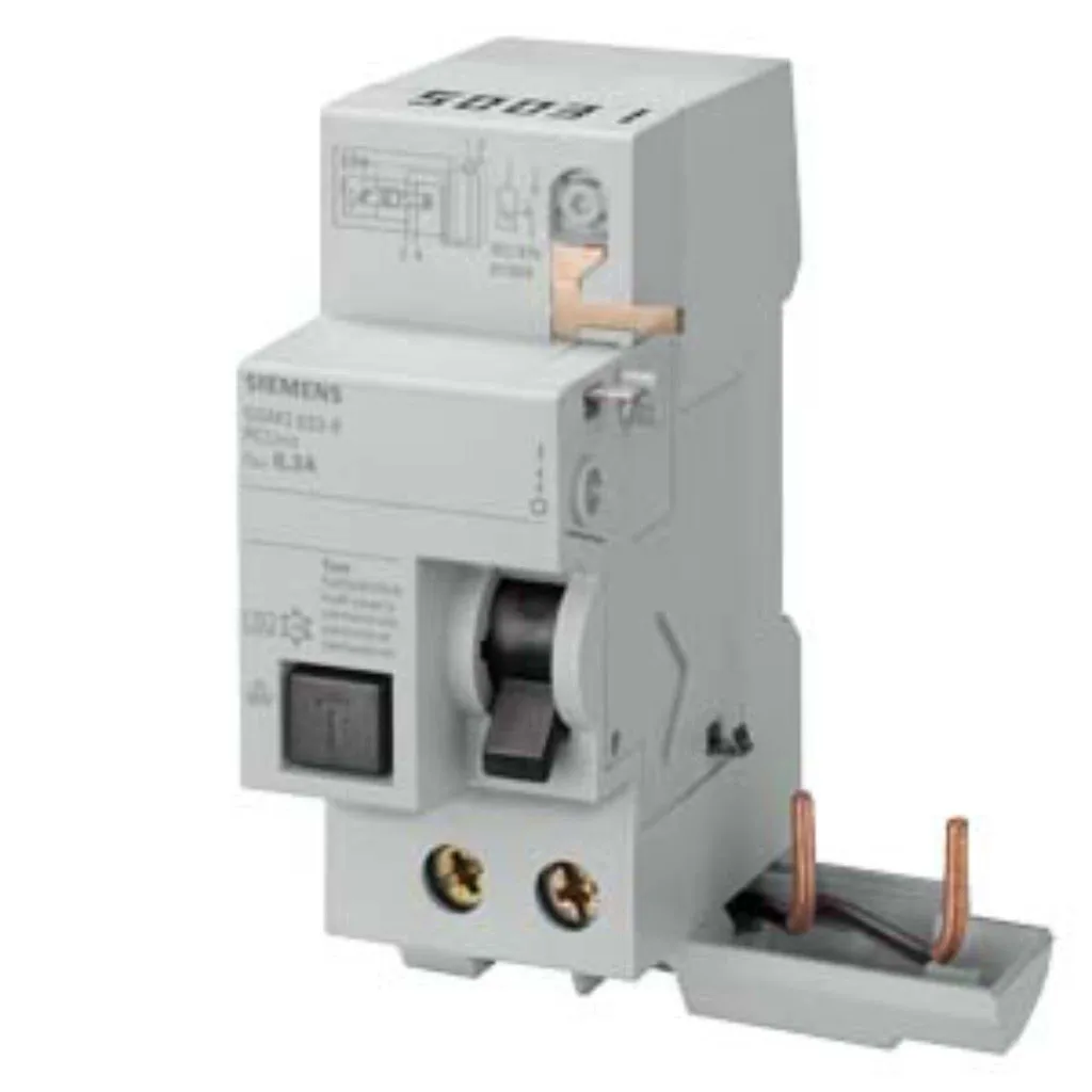 Bloc Différentiel Type A Siemens 5SM2121-6 pour Tableau Électrique