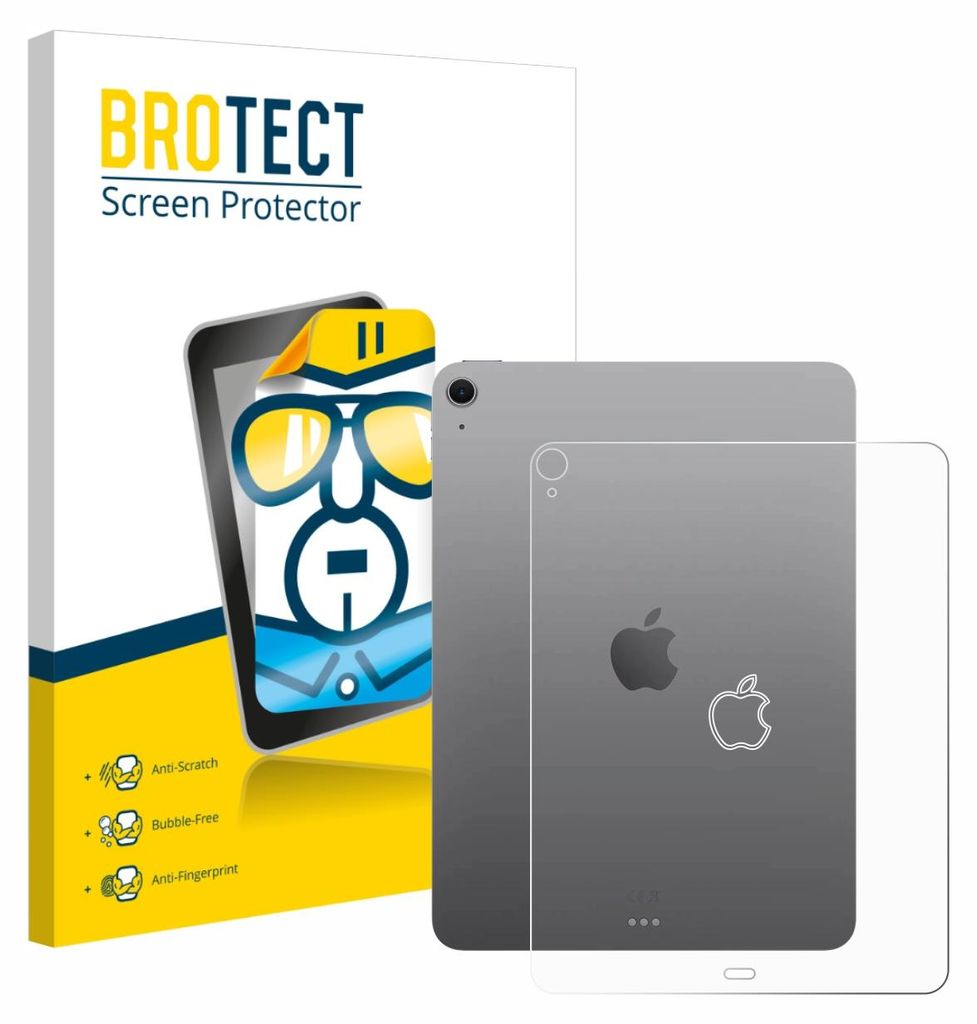 Für Apple iPad Air 13" M4 2026 (Rückseite) Schutzfolie BROTECT Displayschutz Display Schutz Folie Klar Transparent