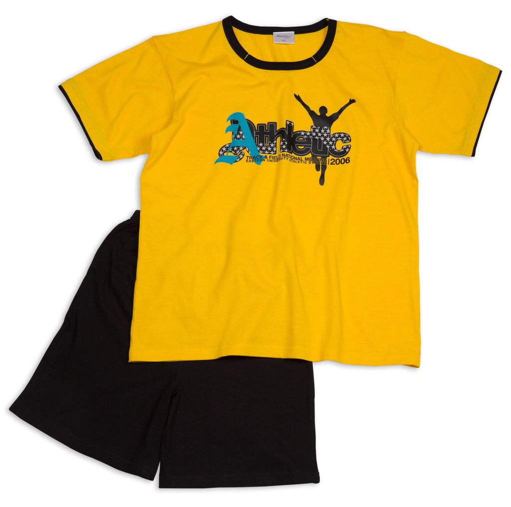 Jungen Shorty, Oberteil mit Rundhals-Ausschnitt und Produktbild 